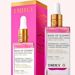 TRULY Buns of Glowry Tightening Body Serum — Pink & Gold
